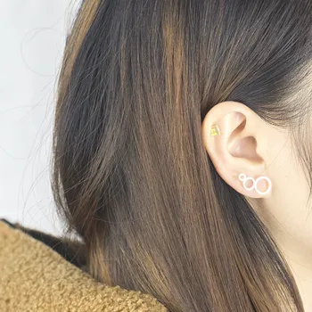 10 Pairs Stainless Steel Bijoux Femme Three Circle In Line Shaped Stud Earrings Bridesmaid Wedding Gift For Women Girls
10 Pairs Stainless Steel Bijoux Femme Three Circle In Line Shaped Stud Earrings Bridesmaid Wedding Gift For Women Girls