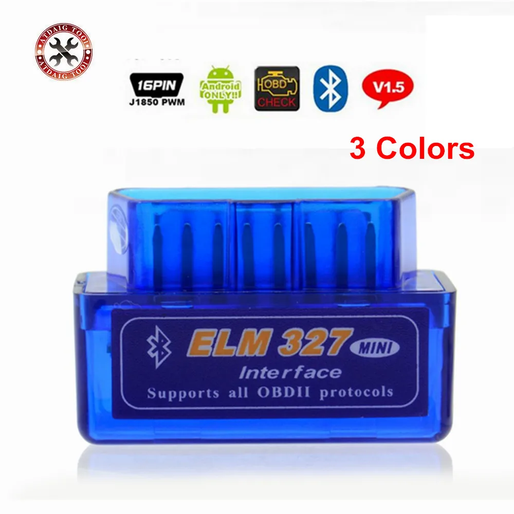 Super Mini Elm327 Bluetooth OBD2 V1.5 Elm 327 V 1.5 Android Adapter Car Scanner OBD 2 Elm-327 OBDII Auto Diagnostic Tool Scanner
Super Mini Elm327 Bluetooth OBD2 V1.5 Elm 327 V 1.5 Android Adapter Car Scanner OBD 2 Elm-327 OBDII Auto Diagnostic Tool Scanner