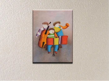 100% Handmade Pictures High Quality Cartoon Oil Painting Children Playing Music Together Hang Pictures for Home Decor Nice Gifrs
100% Handmade Pictures High Quality Cartoon Oil Painting Children Playing Music Together Hang Pictures for Home Decor Nice Gifrs