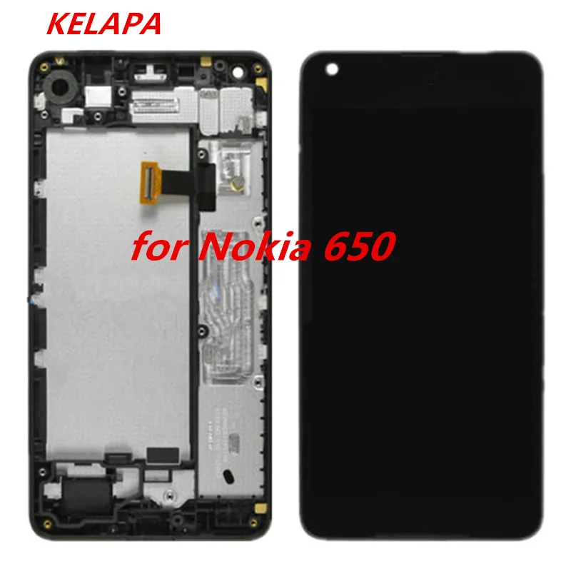 LCD For Nokia Lumia 650 LCD Display Touch Screen with frame Digitizer Panel Assembly Replacement Parts
LCD For Nokia Lumia 650 LCD Display Touch Screen with frame Digitizer Panel Assembly Replacement Parts