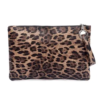 Women Leopard Print Clutch Bag Rivet Zipper Handbag Wallet Holder Card Coin Clutch Purse Ladies Wallet PU Leather Coin Purse
Women Leopard Print Clutch Bag Rivet Zipper Handbag Wallet Holder Card Coin Clutch Purse Ladies Wallet PU Leather Coin Purse