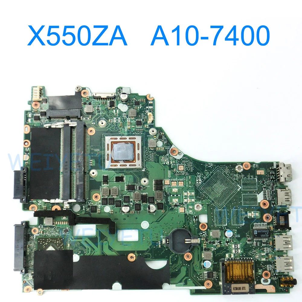 X550ZA With A10-7400 CPU Motherboard For ASUS X550ZA X550ZE K555Z VM590Z K550Z X555Z X550Z Laptop Mainboard Rev 2.0
X550ZA With A10-7400 CPU Motherboard For ASUS X550ZA X550ZE K555Z VM590Z K550Z X555Z X550Z Laptop Mainboard Rev 2.0
