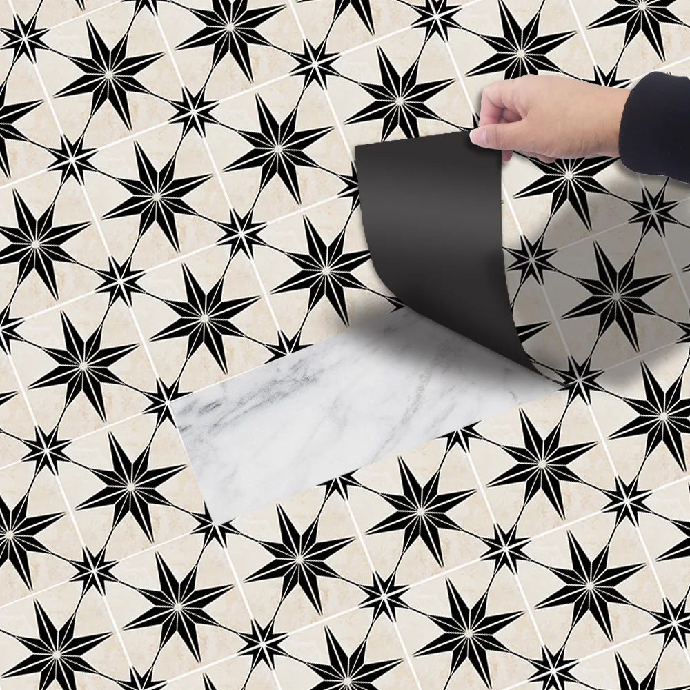 20x300cm New Black Mosaic Pattern Wall Floor Stickers PVC Floor Self-adhesive Sticker Home Improvement Room Decoration Supplies
20x300cm New Black Mosaic Pattern Wall Floor Stickers PVC Floor Self-adhesive Sticker Home Improvement Room Decoration Supplies