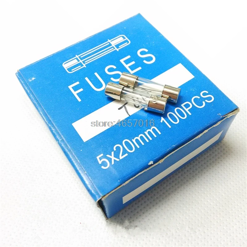 5x20 0.1A 0.2A 0.25A 0.5A 1A 1.5A 1.6A 2A 3A 3.15A 4A 5A 6.3A 8A 10A 15A 20A Slow Blow 5*20mm 250V Glass Fuse Tube x 100pcs
5x20 0.1A 0.2A 0.25A 0.5A 1A 1.5A 1.6A 2A 3A 3.15A 4A 5A 6.3A 8A 10A 15A 20A Slow Blow 5*20mm 250V Glass Fuse Tube x 100pcs