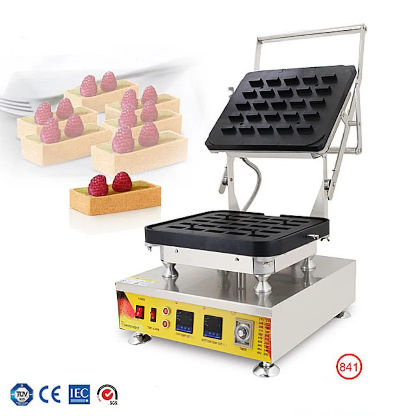 Hot 25-holes long square shaped tartlet shell maker egg tart shell baking equipment waffle cone maker for dessert electric
Hot 25-holes long square shaped tartlet shell maker egg tart shell baking equipment waffle cone maker for dessert electric