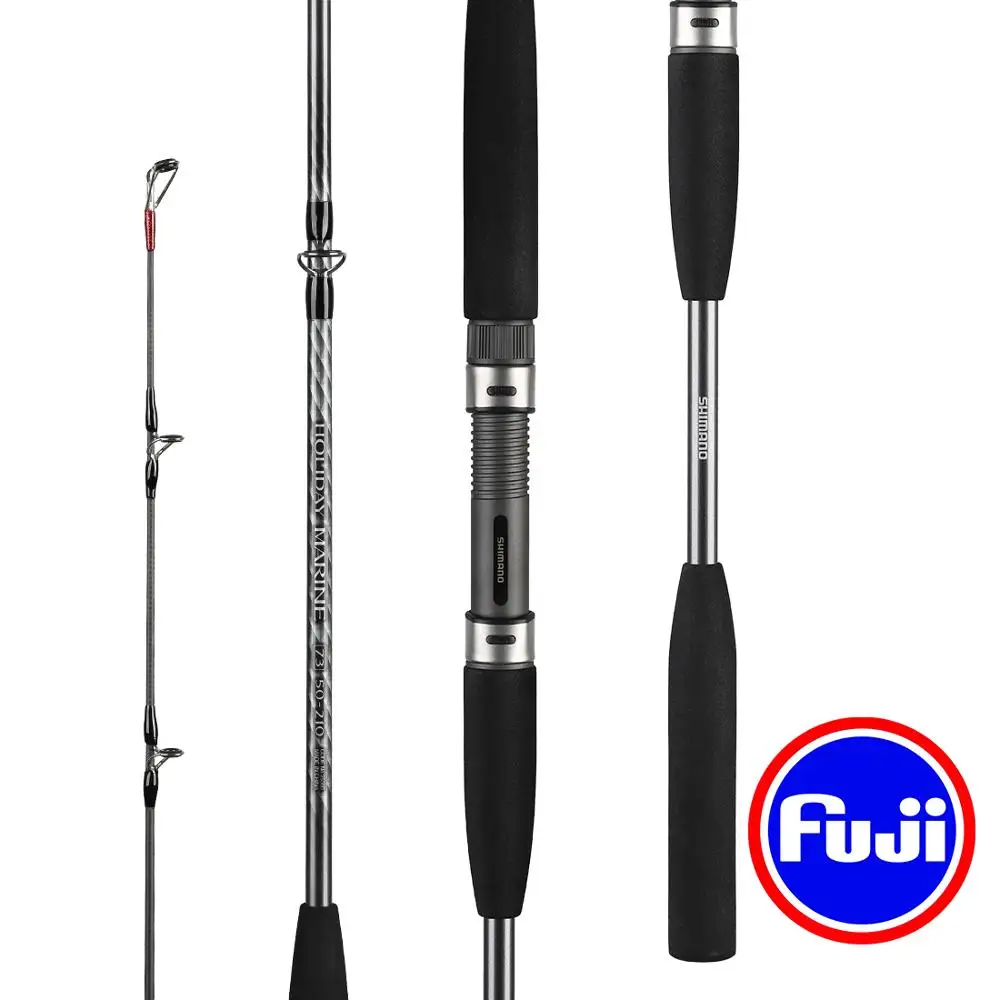 Original SHIMANO HOLIDAY MARINE 73 Fishing Rod 50-240 80-270 2 Sections FUJI Rings Reel Seat Boat Fishing Tackle 2.1m 2.4m 2.7m
Original SHIMANO HOLIDAY MARINE 73 Fishing Rod 50-240 80-270 2 Sections FUJI Rings Reel Seat Boat Fishing Tackle 2.1m 2.4m 2.7m