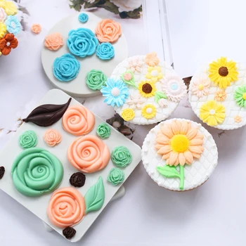 Various Flowers Silicone Mold Fondant Mould Cake Decorating Tool Chocolate, Gumpaste Mold, Sugarcraft ,Kitchen Gadgets
Various Flowers Silicone Mold Fondant Mould Cake Decorating Tool Chocolate, Gumpaste Mold, Sugarcraft ,Kitchen Gadgets