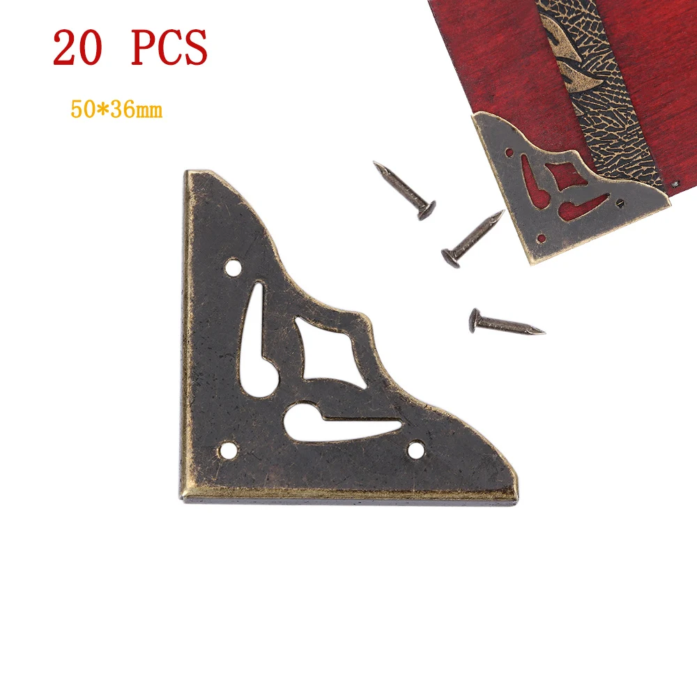 20PCS Antique Jewelry Box Corner Foot Wooden Case Corner Protector Bronze Tone Hollow Pattern Carved Metal Crafts
20PCS Antique Jewelry Box Corner Foot Wooden Case Corner Protector Bronze Tone Hollow Pattern Carved Metal Crafts