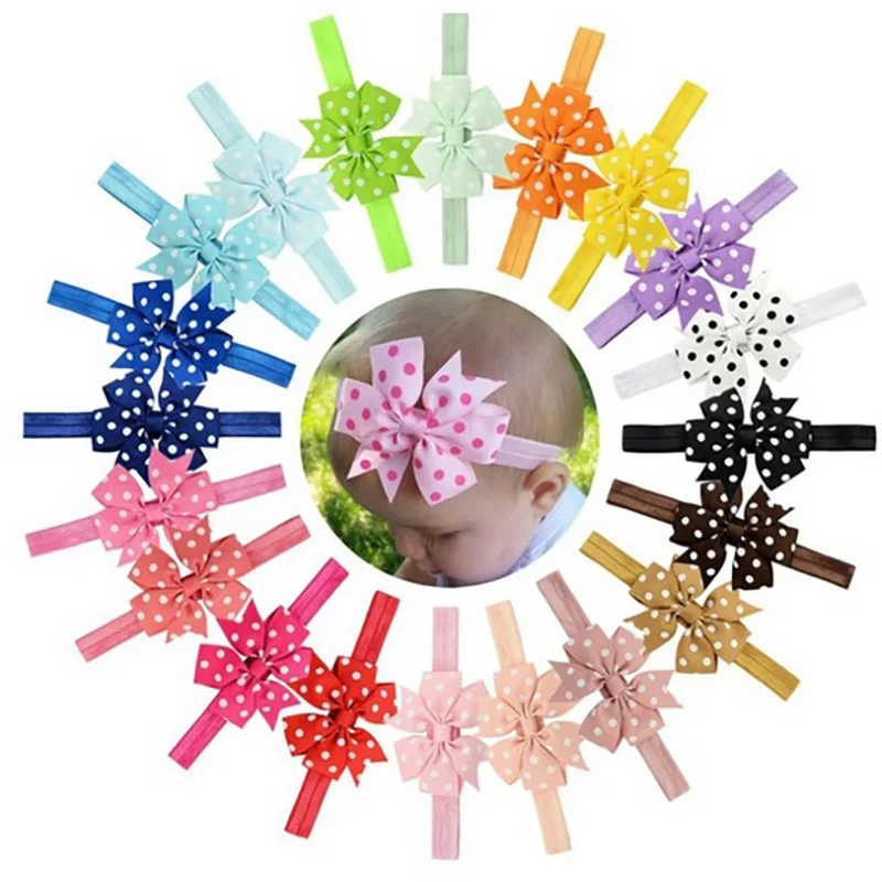 1Pcs 3''Baby Girls Hair headdress Accessories Toddler Flower Bowknot Dots Ribbon Hair Band Elastic children Bow Headband A132
1Pcs 3''Baby Girls Hair headdress Accessories Toddler Flower Bowknot Dots Ribbon Hair Band Elastic children Bow Headband A132
