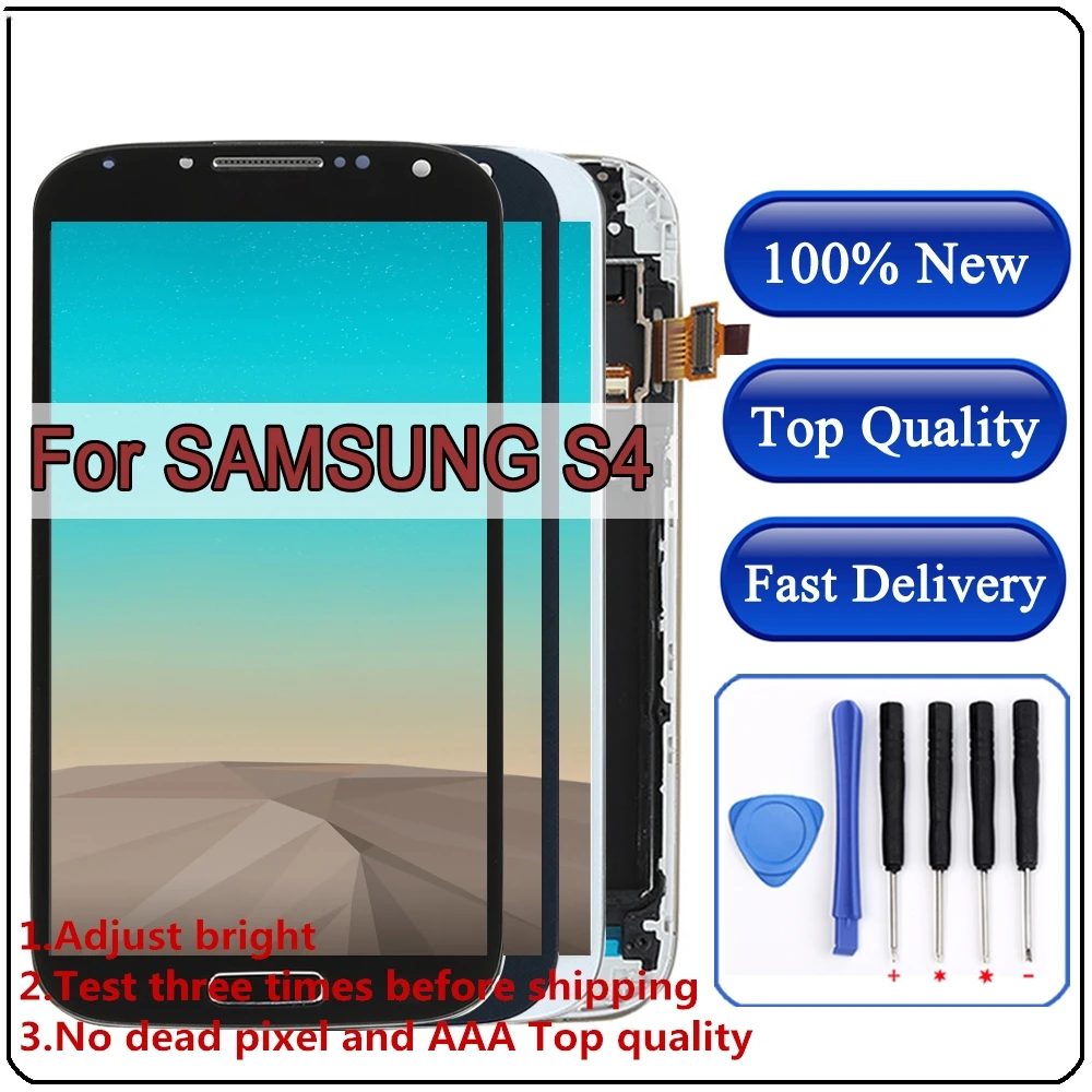 LCD for Samsung Galaxy S4 LCD Display Touch Screen GT-i9505 i9500 Digitizer For Samsung S4 LCD Display Replacement Parts +Tools
LCD for Samsung Galaxy S4 LCD Display Touch Screen GT-i9505 i9500 Digitizer For Samsung S4 LCD Display Replacement Parts +Tools