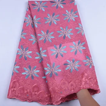 2019 African Swiss Voile Lace With Stones Pink French Lace Fabric Embroidery Cotton Lace Fabric For Nigeria Wedding Dress Y1563
2019 African Swiss Voile Lace With Stones Pink French Lace Fabric Embroidery Cotton Lace Fabric For Nigeria Wedding Dress Y1563
