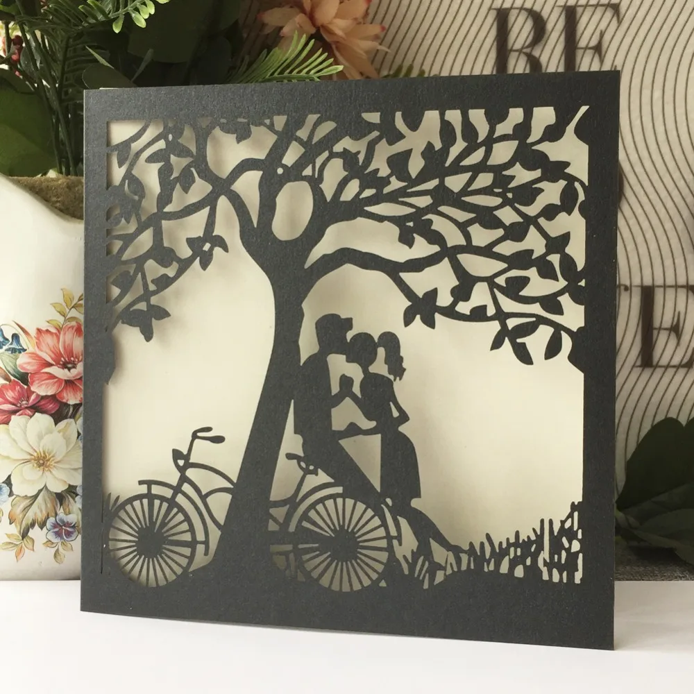 20Pcs/Lot Unique tree design Laser Cut Wedding Invitation Cards Event&Party Supplies Greeting Blessing Card
20Pcs/Lot Unique tree design Laser Cut Wedding Invitation Cards Event&Party Supplies Greeting Blessing Card