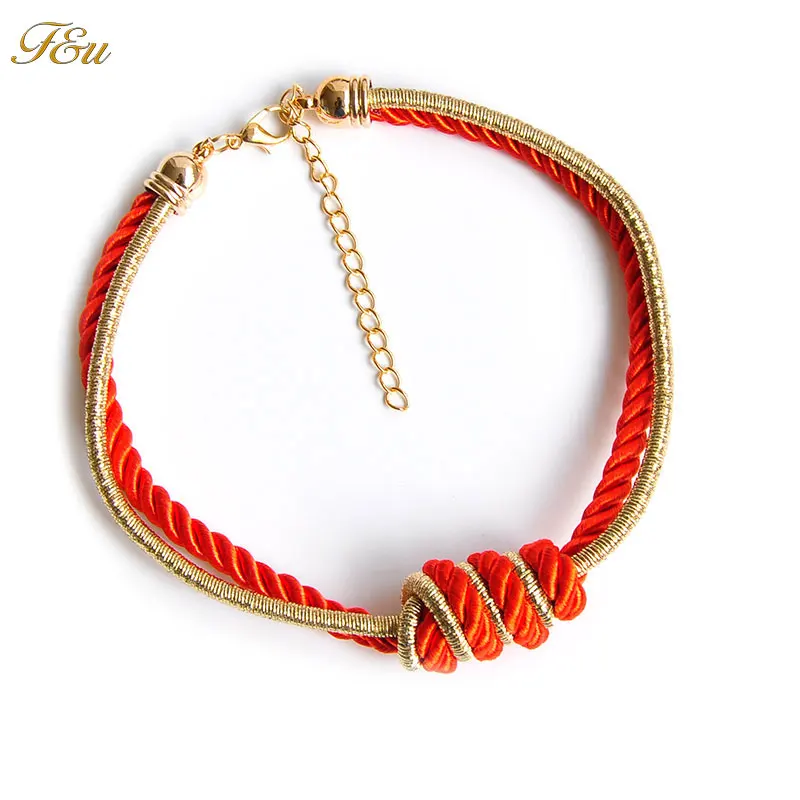 Multicolor Round Braided Rope Hemp Choker Necklace For Women Bohemia Hand knot Accessories Statement Jewelry
Multicolor Round Braided Rope Hemp Choker Necklace For Women Bohemia Hand knot Accessories Statement Jewelry