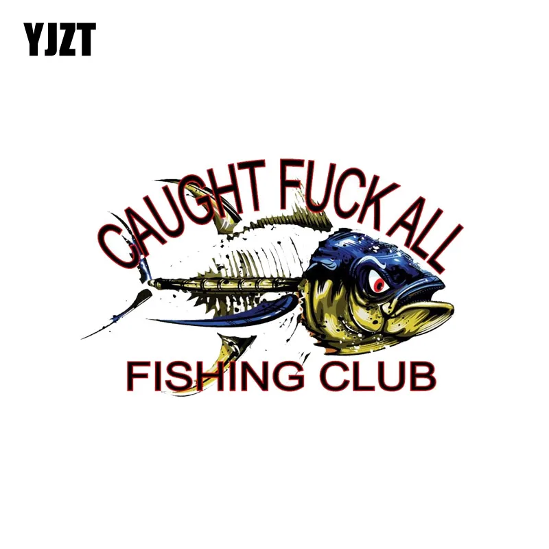 YJZT 15CM*9.7CM Creative Funny Caught ALL Fishing Club Decal PVC Car Sticker 12-0421
YJZT 15CM*9.7CM Creative Funny Caught ALL Fishing Club Decal PVC Car Sticker 12-0421