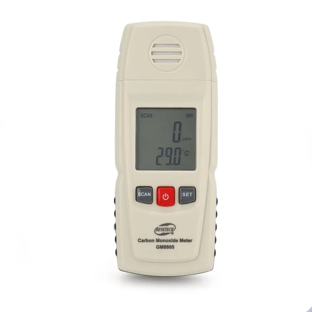 BENETECH GM8805 Carbon Monoxide Detector Portable High Precision CO Gas Detector Analyzer Electrochemical CO Monitor
BENETECH GM8805 Carbon Monoxide Detector Portable High Precision CO Gas Detector Analyzer Electrochemical CO Monitor
