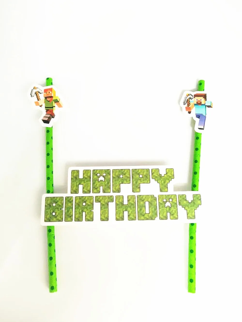 1Set Children's Days Cake Toppers Minecraft Happy Birthday Cake Accessories Celebrate Party Decorations Supplies
1Set Children's Days Cake Toppers Minecraft Happy Birthday Cake Accessories Celebrate Party Decorations Supplies