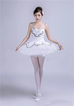 New Style Ballet Dress Adult Professional Platter Tutu Dress Sequins White Swan Lake Ballet Dress Girls Straps Ballet Costumes
New Style Ballet Dress Adult Professional Platter Tutu Dress Sequins White Swan Lake Ballet Dress Girls Straps Ballet Costumes