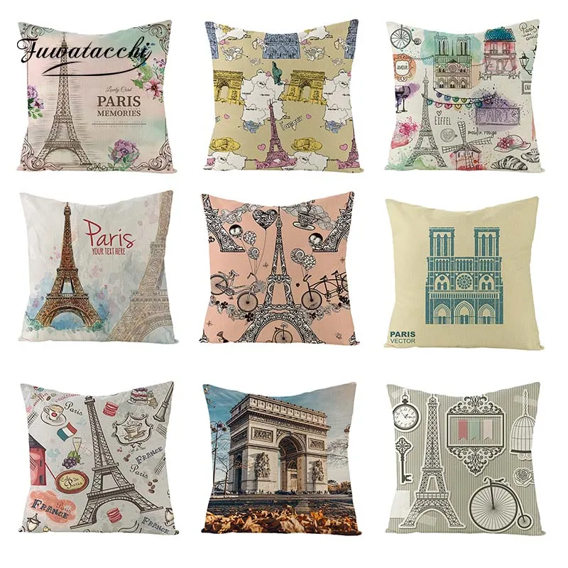 Fuwatacchi Scenic Oil Paintings Linen Cushion Cover Paris Scenic Throw Pillow Cover Arc De Triomphe Square 45X45 Pillowcases
Fuwatacchi Scenic Oil Paintings Linen Cushion Cover Paris Scenic Throw Pillow Cover Arc De Triomphe Square 45X45 Pillowcases