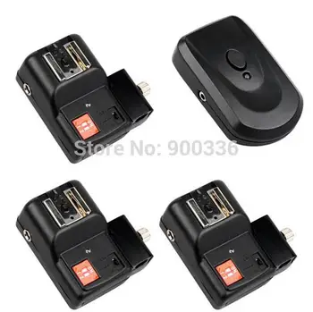 PT-04 NE 4 Channels Wireless Radio Flash Trigger set with 3 receivers Sync Speed 1/250s with umbrella holder
PT-04 NE 4 Channels Wireless Radio Flash Trigger set with 3 receivers Sync Speed 1/250s with umbrella holder