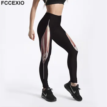 FCCEXIO New Unique Design Women Leggings Tearing Muscles Print Legging Black Fitness Leggings Workout Pants Fashion Trousers
FCCEXIO New Unique Design Women Leggings Tearing Muscles Print Legging Black Fitness Leggings Workout Pants Fashion Trousers