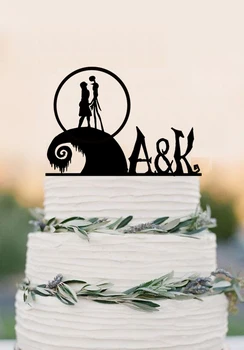The Nightmare Before Christmas cake topper-acrylic wedding cake topper- party decoration-jack and sally cake topper
The Nightmare Before Christmas cake topper-acrylic wedding cake topper- party decoration-jack and sally cake topper