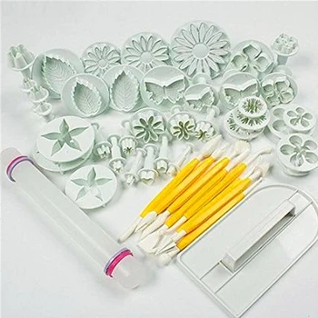 37Pcs/set Fondant Cake Decorating Sugarcraft Plunger Cutter Tools Mold Cookies Full Set Mold
37Pcs/set Fondant Cake Decorating Sugarcraft Plunger Cutter Tools Mold Cookies Full Set Mold