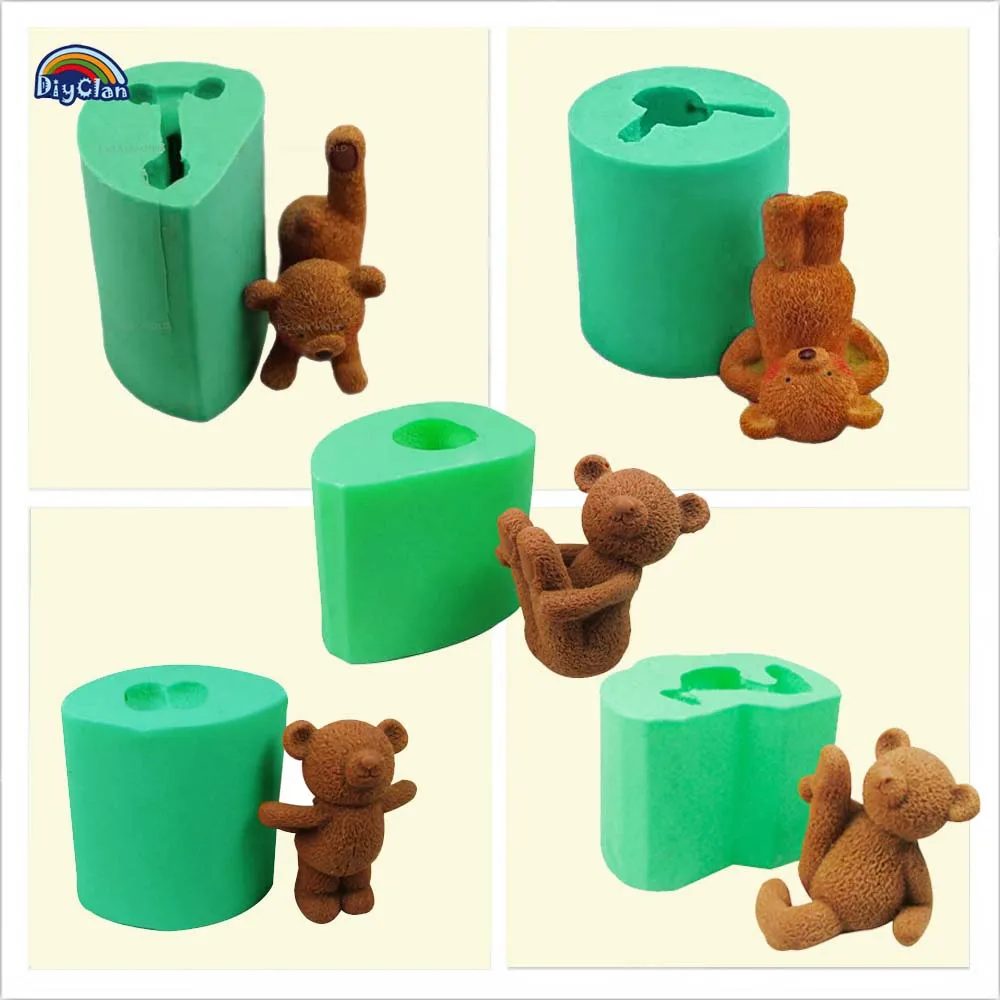 New DIY silicone molds for cake pudding jelly dessert chocolate mould bear glue likang transparent soap mold S0219XM25
New DIY silicone molds for cake pudding jelly dessert chocolate mould bear glue likang transparent soap mold S0219XM25