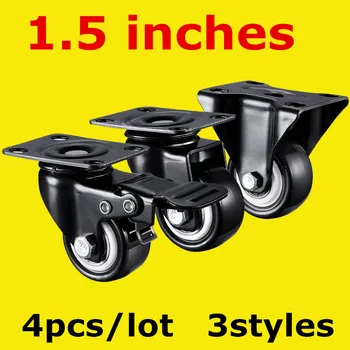 4pcs 1.5 inches 41mm Heavy Duty 180kg Black Swivel Castor Wheels Trolley Furniture Caster Rubber
4pcs 1.5 inches 41mm Heavy Duty 180kg Black Swivel Castor Wheels Trolley Furniture Caster Rubber