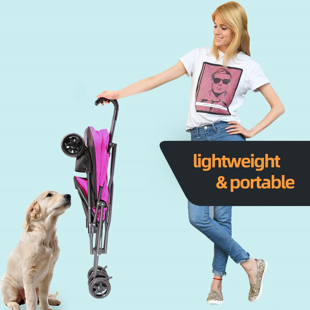 DODOPET Pet Outdoor Carrier Pet Dog Cat Stroller Multicolor Oxford Cloth 4-wheels Pet Carrier Strolling Cart
DODOPET Pet Outdoor Carrier Pet Dog Cat Stroller Multicolor Oxford Cloth 4-wheels Pet Carrier Strolling Cart
