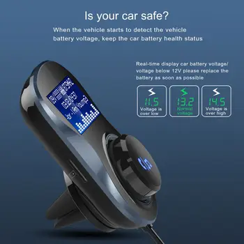 BC30 Car FM Transmitter Bluetooth Handsfree Automobile MP3 Player USB Wireless Charger FM Modulater
BC30 Car FM Transmitter Bluetooth Handsfree Automobile MP3 Player USB Wireless Charger FM Modulater