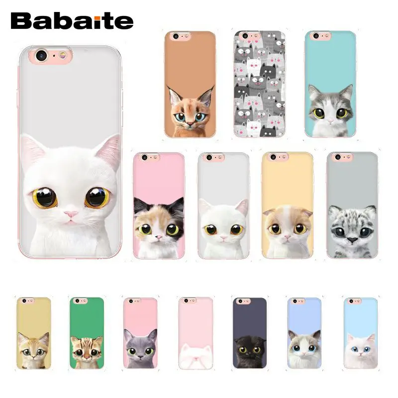 Babaite Kawaii Cute Cat Novelty Fundas Phone Case for iPhone 8 7 6 6S Plus X XS MAX 5 5S SE XR 10 Cover
Babaite Kawaii Cute Cat Novelty Fundas Phone Case for iPhone 8 7 6 6S Plus X XS MAX 5 5S SE XR 10 Cover