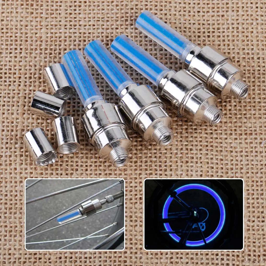 CITALL Car-styling Motorcycle Bike Bicycle 4pcs Blue Light Wheel Tire Tyre Valve Stem Cap Lamp
CITALL Car-styling Motorcycle Bike Bicycle 4pcs Blue Light Wheel Tire Tyre Valve Stem Cap Lamp