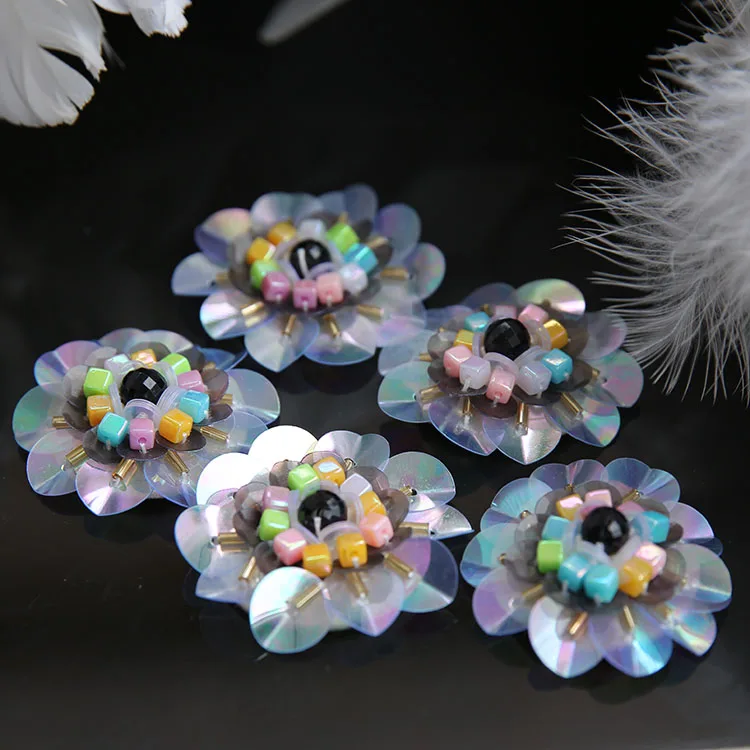 3D flower Rhinestones brooch Sequins beaded appliques patches vintage fashion Coat Sweater decoration patch
3D flower Rhinestones brooch Sequins beaded appliques patches vintage fashion Coat Sweater decoration patch