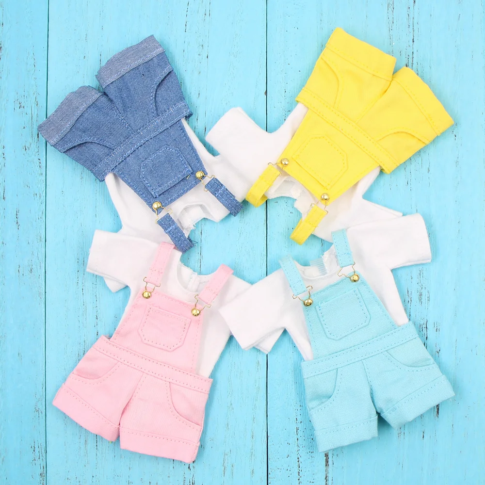 Fortune Days ICY DBS Doll 1/6 Clothes New four-color bib with short sleeves for Neo blyth icy DBS doll 30cm toys
Fortune Days ICY DBS Doll 1/6 Clothes New four-color bib with short sleeves for Neo blyth icy DBS doll 30cm toys