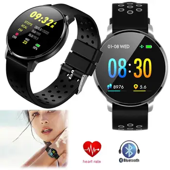 Men Women IPS Color Screen Bluetooth Smart Watch Sports Heart Rate Blood Pressure Monitor Fitness Tracker Calls Messages Push
Men Women IPS Color Screen Bluetooth Smart Watch Sports Heart Rate Blood Pressure Monitor Fitness Tracker Calls Messages Push
