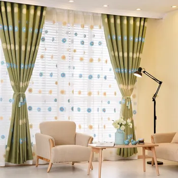 2017 European Rural Cotton and Linen Curtains Embroidered Roman Sunflower Shading Sitting Room Bedroom Curtains Customized T0.2
2017 European Rural Cotton and Linen Curtains Embroidered Roman Sunflower Shading Sitting Room Bedroom Curtains Customized T0.2