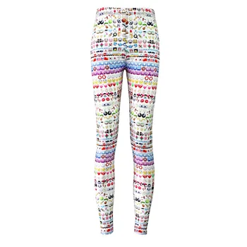 Elastic Casual Pants 3D Digital Printing White qq expression Pattern Women Leggings 7 sizes Fitness Clothing Free Shipping
Elastic Casual Pants 3D Digital Printing White qq expression Pattern Women Leggings 7 sizes Fitness Clothing Free Shipping