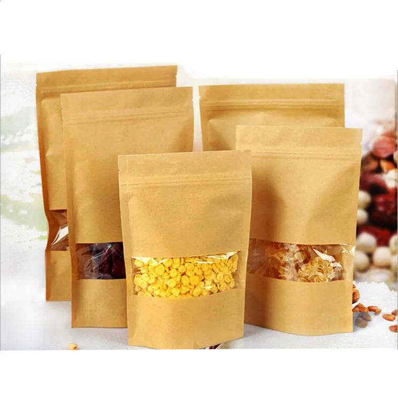 10 Pcs Kraft Paper Windowing Zifeng Dai Bags Gift Dried Food Fruit Nuts Tea Packaging Pouches Zipper Sealing Bags
10 Pcs Kraft Paper Windowing Zifeng Dai Bags Gift Dried Food Fruit Nuts Tea Packaging Pouches Zipper Sealing Bags