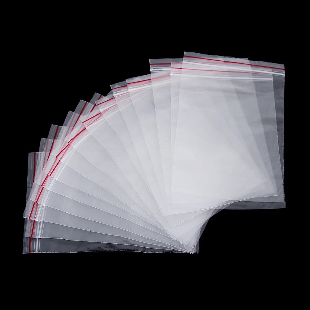 100Pcs/Pack Reclosable Clear Plastic Self Adhesive Bag For Zipper Bag Jewelry Zip With Lock PE Pouch Kitchen Packaging Supplies
100Pcs/Pack Reclosable Clear Plastic Self Adhesive Bag For Zipper Bag Jewelry Zip With Lock PE Pouch Kitchen Packaging Supplies