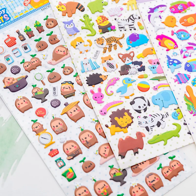 Toy Sticker 3D Cartoon Stickers Bubble Creative PVC DIY Journal Decorative Stickers Bubble Girls Boys Kids Children Gifts
Toy Sticker 3D Cartoon Stickers Bubble Creative PVC DIY Journal Decorative Stickers Bubble Girls Boys Kids Children Gifts