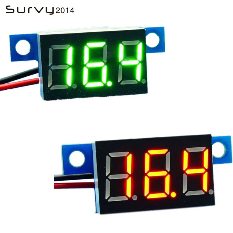 Mini Digital Voltmeter Voltage Tester Meter 0.36 Inch DC 3.3-30V LED Screen Electronic Parts Accessories Digital Voltmeter
Mini Digital Voltmeter Voltage Tester Meter 0.36 Inch DC 3.3-30V LED Screen Electronic Parts Accessories Digital Voltmeter