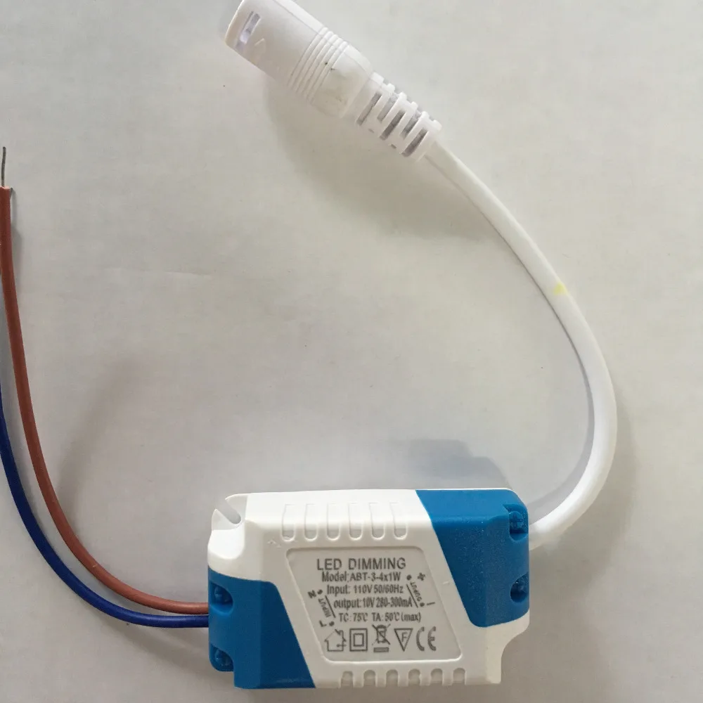Wholesale Isolated 300mA Dimmable Led Driver 3W 4W Power Supply AC 110V /220V-240V for LED Ceiling lights Bulb DC Plug
Wholesale Isolated 300mA Dimmable Led Driver 3W 4W Power Supply AC 110V /220V-240V for LED Ceiling lights Bulb DC Plug