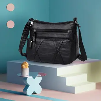 Crossbody Bags For Women leather handbags Solid Color Shoulder Messenger Handbags Women Bag Casual bolso mujer
Crossbody Bags For Women leather handbags Solid Color Shoulder Messenger Handbags Women Bag Casual bolso mujer