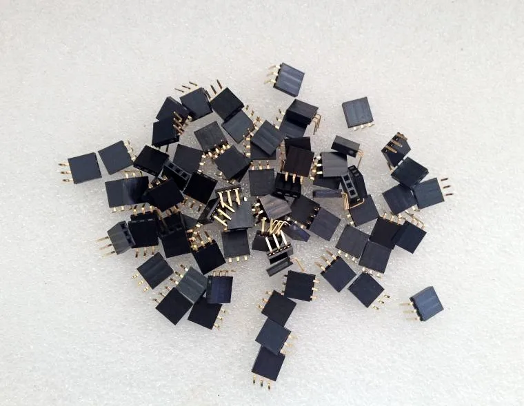 50pcs 3Pin 2.54 Female Right Angle Pin Header Connector Socket for Arduino
