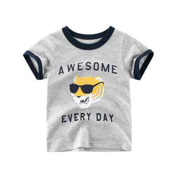 Boys Cotton Tshirt Cartoon Print the lion with the glasses Short Sleeve T-shirt Children Casual Tee Tops Clothes Kids T Shirts
Boys Cotton Tshirt Cartoon Print the lion with the glasses Short Sleeve T-shirt Children Casual Tee Tops Clothes Kids T Shirts