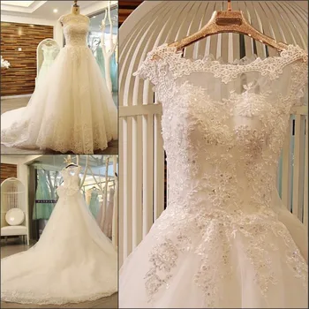 Elegant A Line Vintage Luxury Wedding Dresses 2019 Scoop Lace-up Lace Heavy Crystals Bridal Dresses Vestido De Noiva IZ392
Elegant A Line Vintage Luxury Wedding Dresses 2019 Scoop Lace-up Lace Heavy Crystals Bridal Dresses Vestido De Noiva IZ392