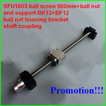 Rolled Ballscrew 1605-L900mm+SFU1605 Ballnut+BK12BF12 Ball screw End Support+Nut Housing Bracket+6.35*10mm Coupling
Rolled Ballscrew 1605-L900mm+SFU1605 Ballnut+BK12BF12 Ball screw End Support+Nut Housing Bracket+6.35*10mm Coupling