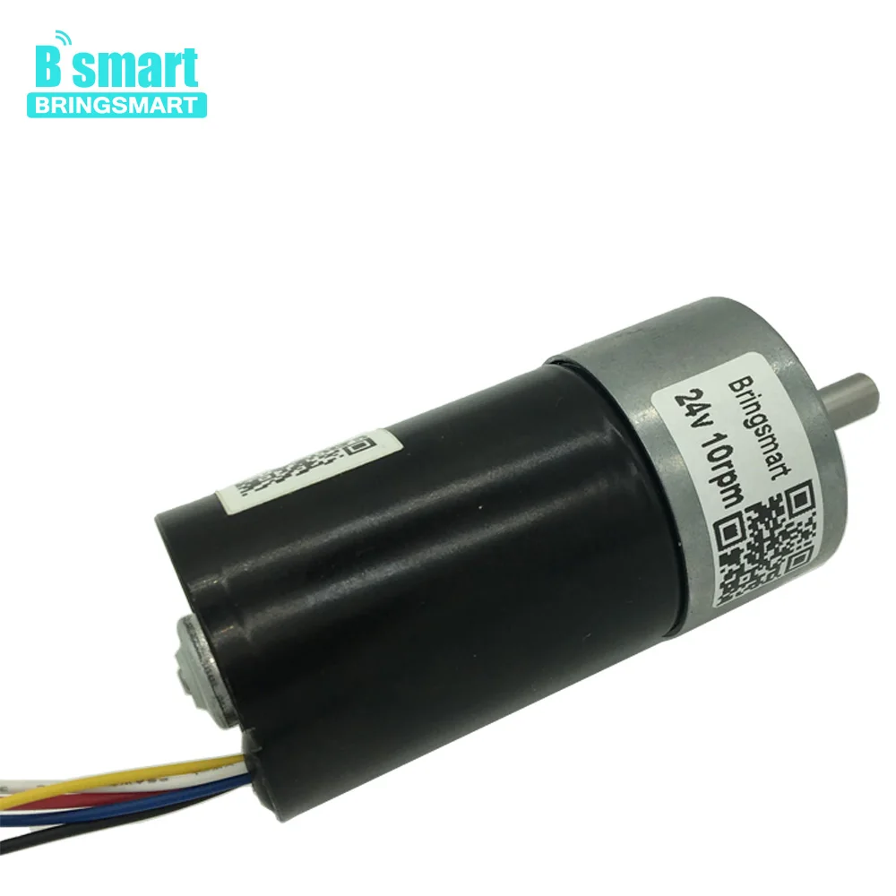 Bringsmart JGB37-3650 Brushless DC Electric Motor High Torque Gearbox Reduction 24V Mini Gear Motor for Toys Automatic Curtain
Bringsmart JGB37-3650 Brushless DC Electric Motor High Torque Gearbox Reduction 24V Mini Gear Motor for Toys Automatic Curtain