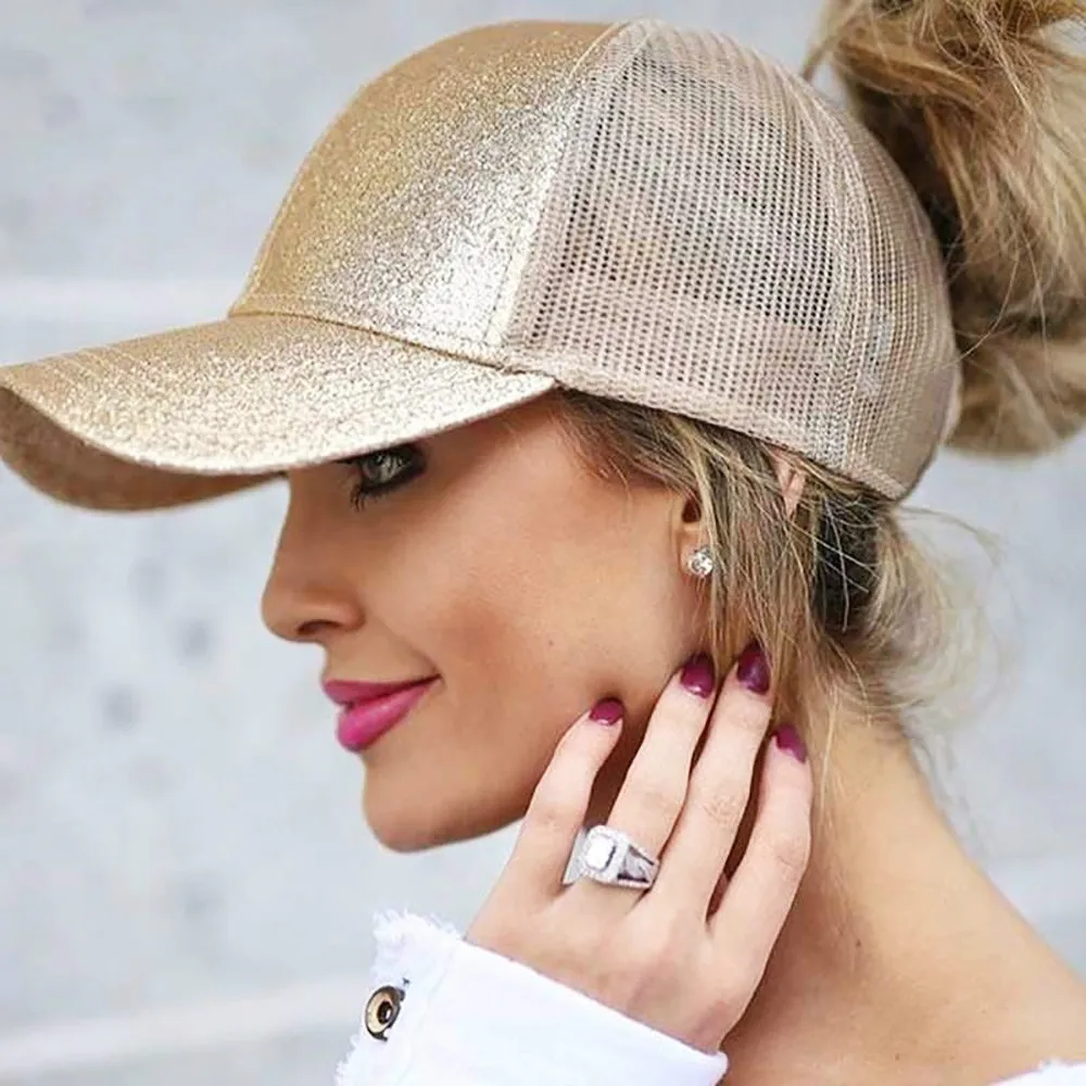 Quaslover Fashion Women Mesh Baseball Hat Summer Sun Hat Fluorescent Sequins Baseball Cap for Ladies Breathable Net Cap Hat
Quaslover Fashion Women Mesh Baseball Hat Summer Sun Hat Fluorescent Sequins Baseball Cap for Ladies Breathable Net Cap Hat