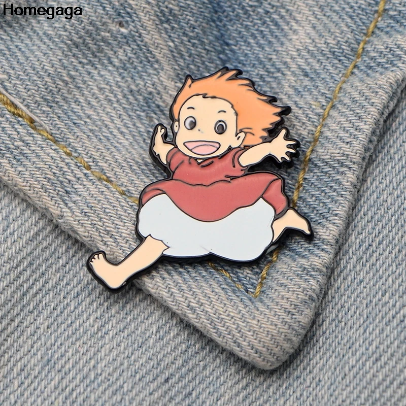 Homegaga Ponyo on the Cliff Zinc tie cartoon Funny Pins backpack clothes brooches for men women hat decoration badge medal D2038
Homegaga Ponyo on the Cliff Zinc tie cartoon Funny Pins backpack clothes brooches for men women hat decoration badge medal D2038